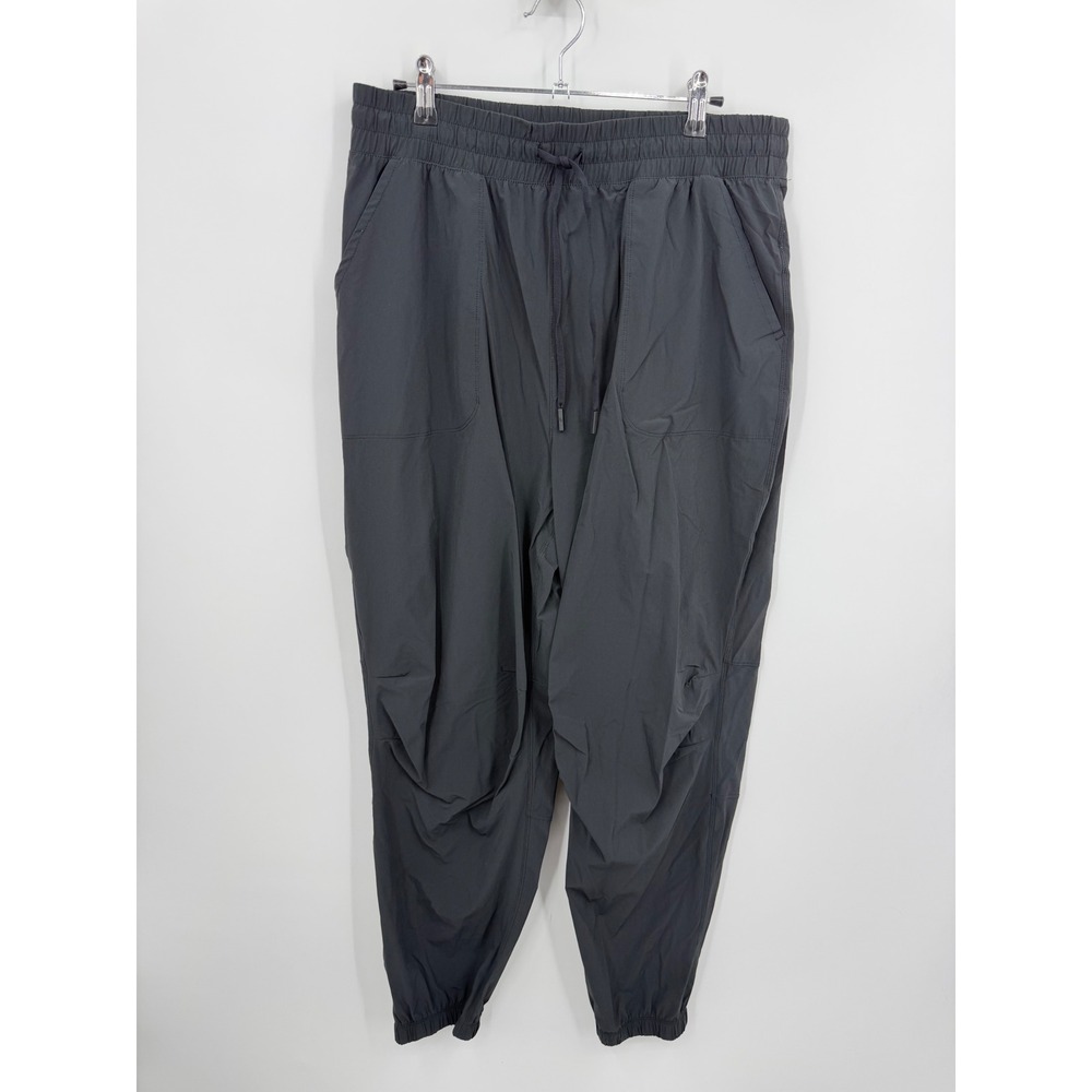nuuds Everyday refine Jogger‎ Pants Women L Black High Rise W-164 lightweight